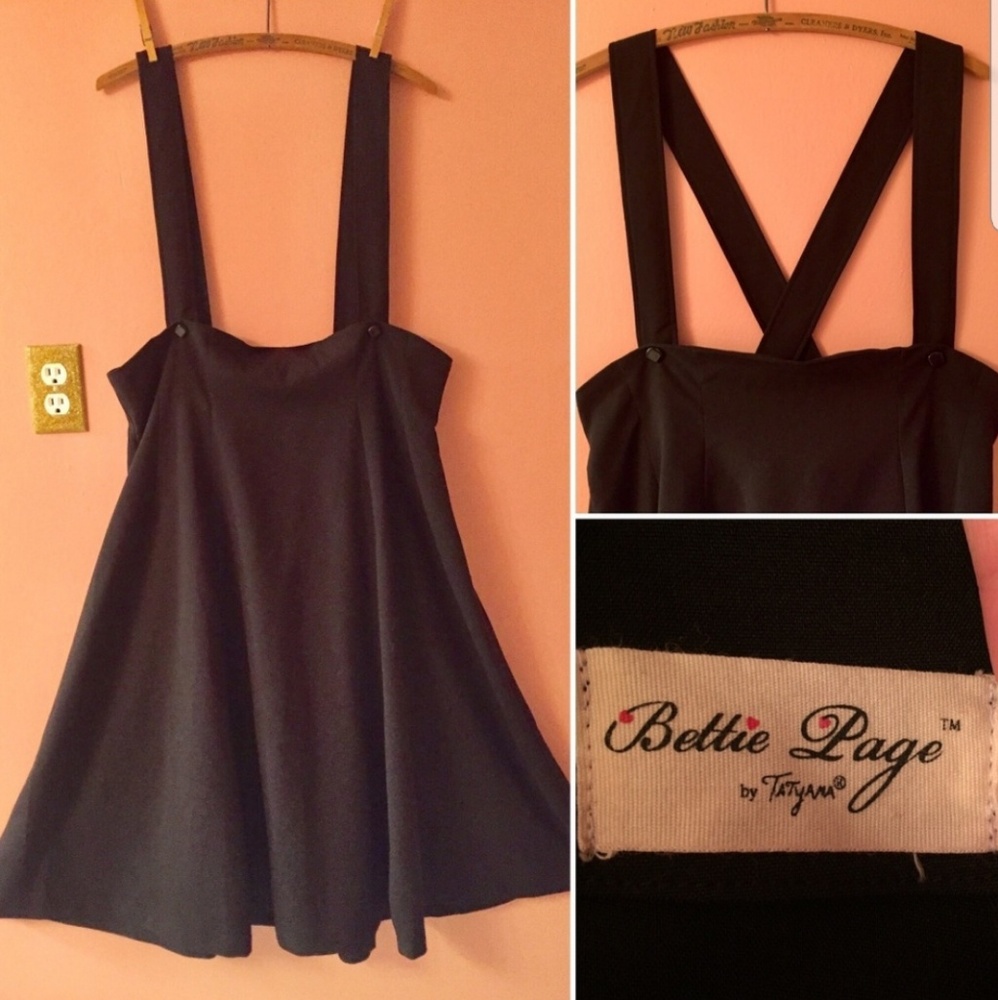 Bettie Page by Tatyana Flared Suspender Skirt